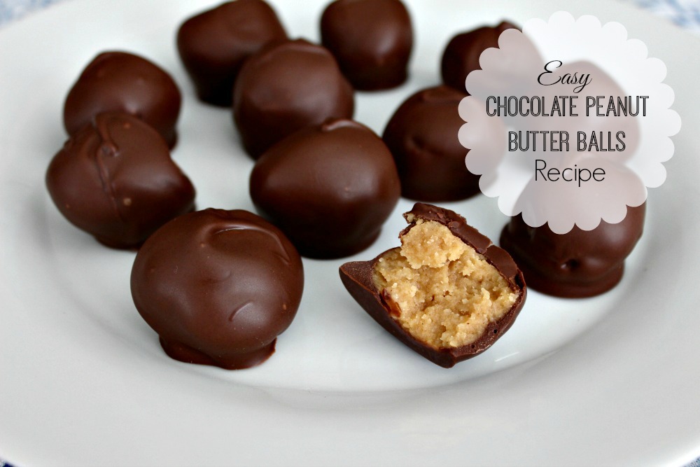 Easy Peanut Butter Balls Recipe With Video