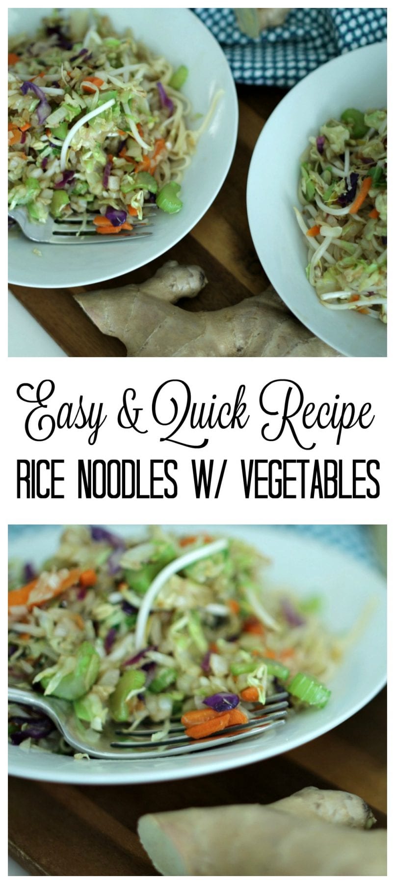 Easy & Quick Dinner Idea: Rice Noodles with Vegetables | Mom Fabulous