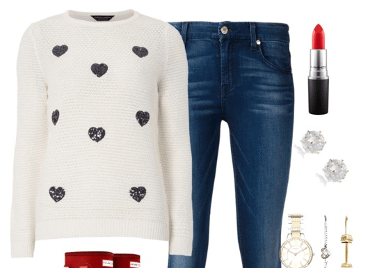 These casual Valentine's Day outfit ideas are cute, comfy and a fun way to celebrate the holiday.
