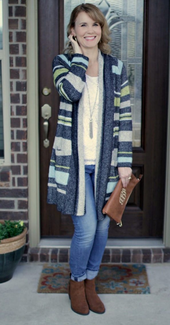 long cardigan outfit ideas
