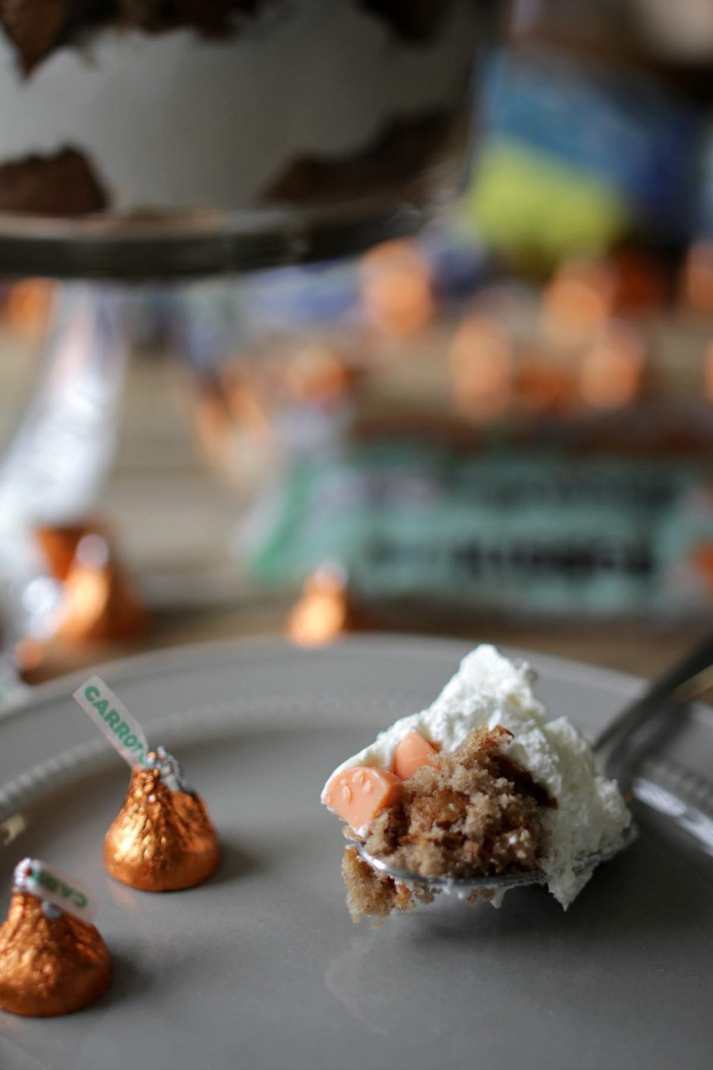 Hershey's Kisses Carrot Cake Cream Cheese Trifle Mom Fabulous