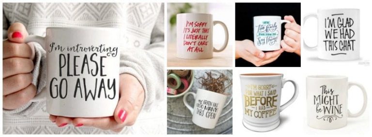 These 15 mugs with sayings express perfectly what you're thinking, without you having to say anything at all.
