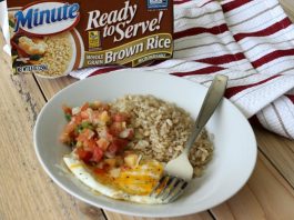 This easy rice bowl recipe is flavorful, filling and comes together in under 10 minutes. You can beat that!