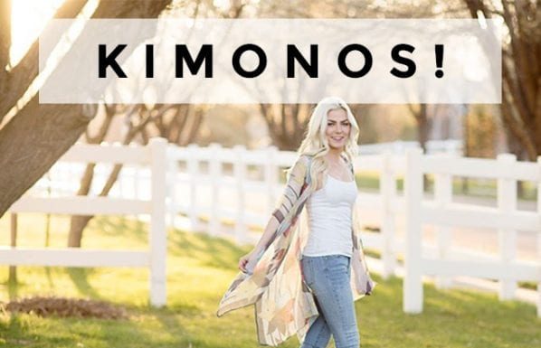 Kimono fashion - wear a kimono with jeans, over a swimsuit, over your favorite summer dress or with shorts and a tee. The style possibilities are endless!
