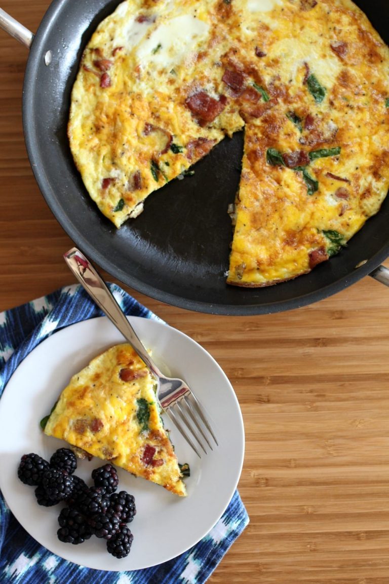 Bacon and Spinach Frittata Recipe