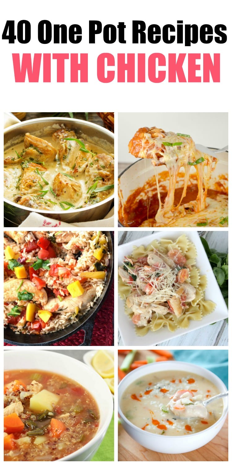 40 One Pot Recipes with Chicken | Mom Fabulous