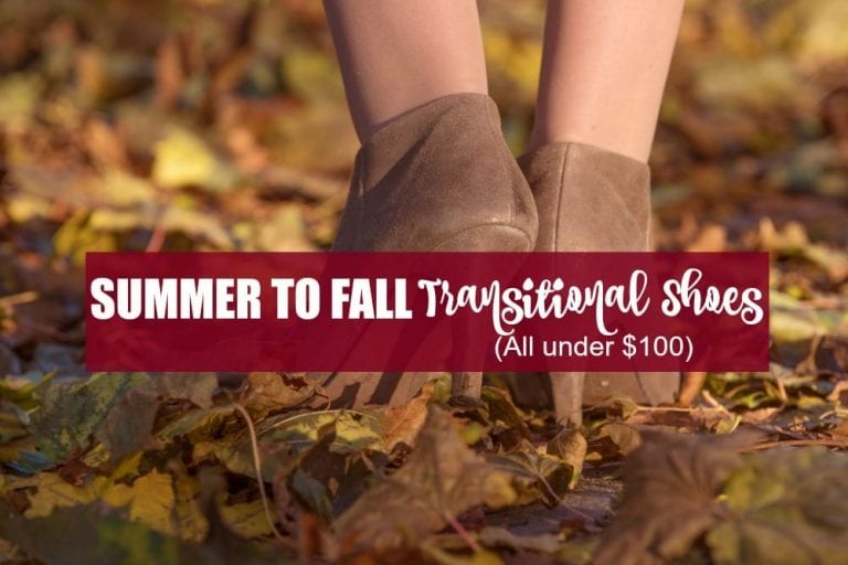 9 Summer to Fall Transitional Shoes Under $100