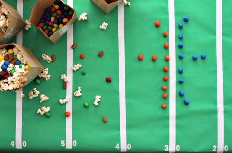 Easy DIY	Football Party Bags & Table Décor