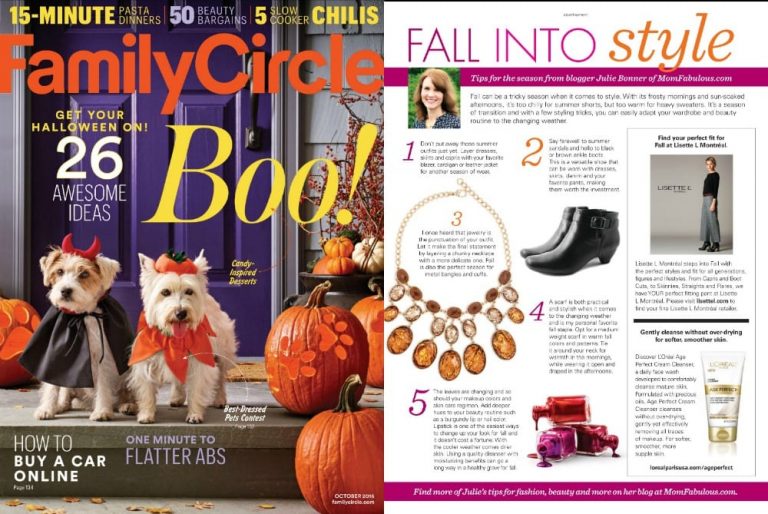Fall Style Tips with Family Circle Magazine