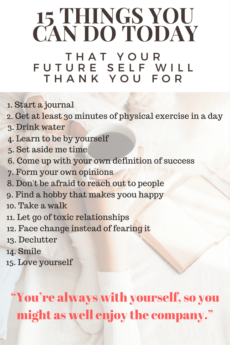 15 Things to Do Today That Your Future Self Will Thank You For Mom