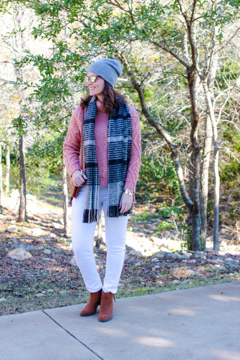White Jeans Outfit : Winter Edition