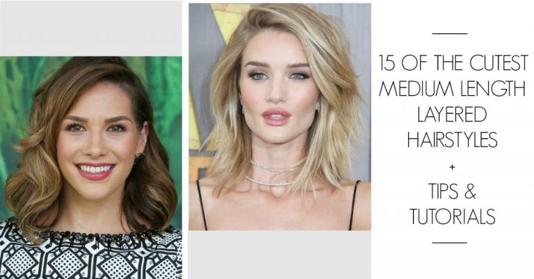 15 of the Cutest Medium Length Layered Hairstyles + Must-Know Tips!