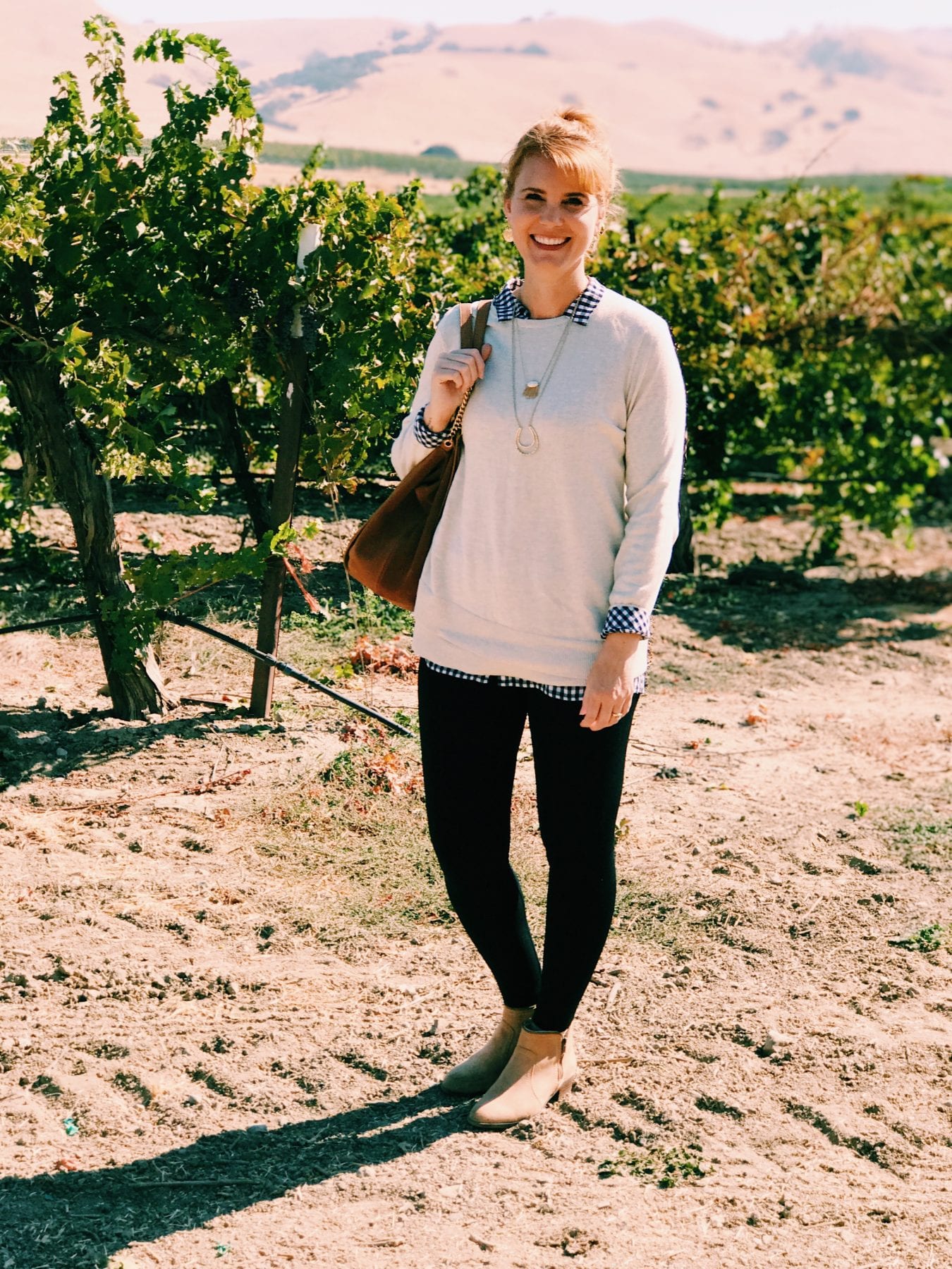 How to Dress Up Leggings A Layered Fall Outfit Idea