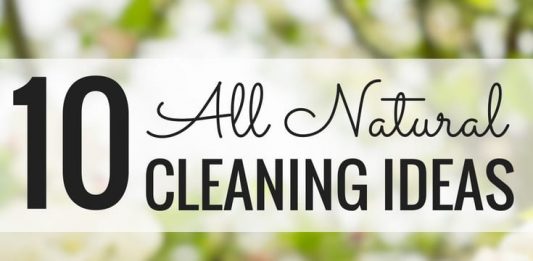 10 all natural cleaning ideas that are perfect for your home! Did you know that natural cleaners can be just as effective as those from the store?