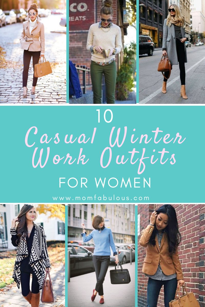 10 Casual Winter Work Outfits for Women ...