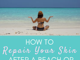 How to repair your skin after a beach or ski holiday